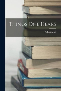 Cover Things One Hears