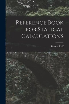 Reference Book for Statical Calculations - Ruff, Francis