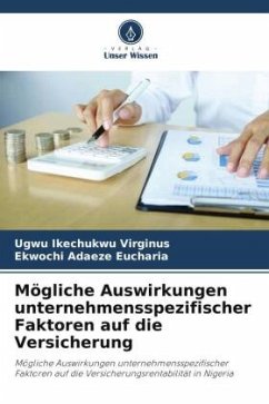 Mögliche Auswirkungen unternehmensspezifischer Faktoren auf die Versicherung - Ikechukwu Virginus, Ugwu;Adaeze Eucharia, Ekwochi