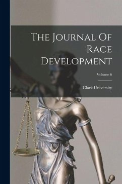 Cover The Journal Of Race Development; Volume 6