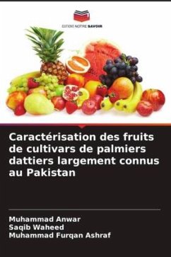 Caractérisation des fruits de cultivars de palmiers dattiers largement connus au Pakistan - Anwar, Muhammad;waheed, Saqib;Furqan Ashraf, Muhammad