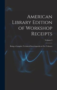 American Library Edition of Workshop Receipts - Anonymous