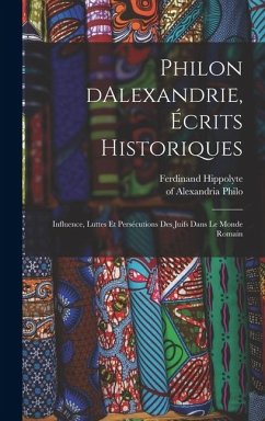 Cover Philon dAlexandrie, écrits historiques