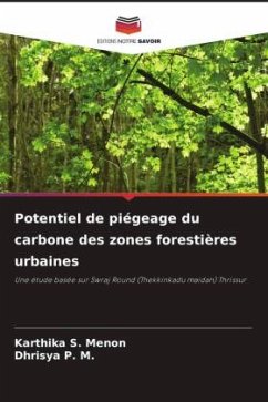 Potentiel de piégeage du carbone des zones forestières urbaines - S. Menon, Karthika;P. M., Dhrisya