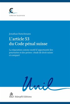 L'article 53 du Code pénal suisse (eBook, PDF) - Rutschmann, Jonathan