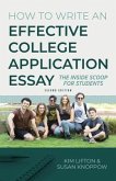 How to Write an Effective College Application Essay (eBook, ePUB)