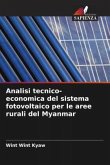 Analisi tecnico-economica del sistema fotovoltaico per le aree rurali del Myanmar
