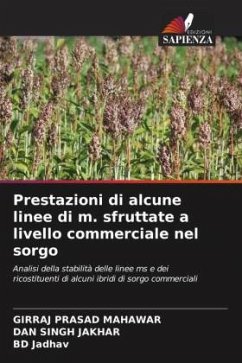 Prestazioni di alcune linee di m. sfruttate a livello commerciale nel sorgo - Mahawar, Girraj Prasad;Jakhar, Dan Singh;Jadhav, BD