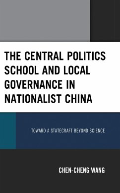 Cover The Central Politics School and Local Governance in Nationalist China (eBook, ePUB)