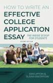 How to Write an Effective College Application Essay