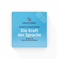 Cover Die Kraft der Sprache - 40 Karten für Trainer, Coaches und Berater
