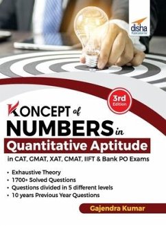 Koncepts of Numbers in Quantitative Aptitude in CAT GMAT XAT CMAT MAT & Bank PO 3rd Edition - Kumar, Gajendra