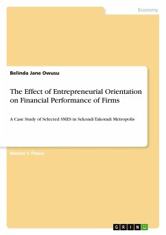 The Effect of Entrepreneurial Orientation on Financial Performance of Firms