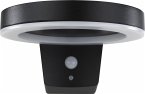 REV LED Solar Wandleuchte Round Metall schw.Bew.Melder2023001100
