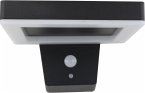 REV LED Solar Wandleuchte Square schwarz