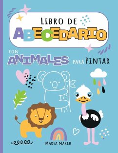 Libro de Abecedario con Animales para Pintar - March, Marta