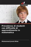 Prevalenza di studenti con difficoltà di apprendimento in matematica