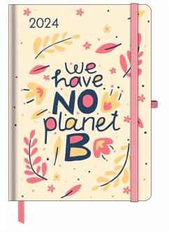 GreenLine Diary Green Vibes 2024 - Buchkalender - Taschenkalender 