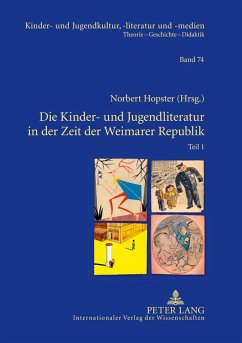 Cover Die Kinder- und Jugendliteratur in der Zeit der Weimarer Republik