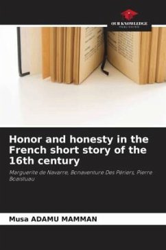 Honor and honesty in the French short story of the 16th century - MAMMAN, Musa ADAMU