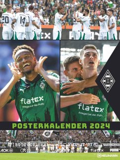 Borussia Mönchengladbach 2024 - Wandkalender XL - Fußballkalender 