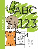 Animal ABC-123 Learning Coloring Book