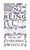 On Being Ill On Being Ill