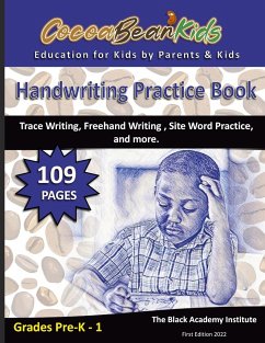 Handwriting Practice Book - Grades Pre-K - First Grade - Academy Institute, The Black