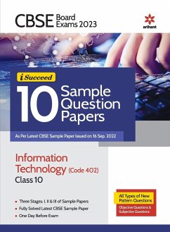 CBSE Board Exams 2023 I-Succeed 10 Sample Question Papers Information Technology (402) Class 10 - Tiwari, Suhasini