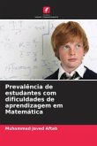 Prevalência de estudantes com dificuldades de aprendizagem em Matemática
