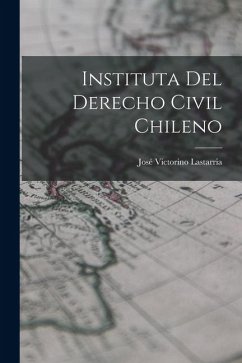 Cover Instituta del Derecho Civil Chileno