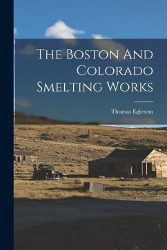 The Boston And Colorado Smelting Works - Egleston, Thomas