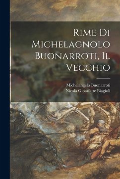Cover Rime Di Michelagnolo Buonarroti, Il Vecchio