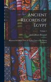 Ancient Records of Egypt: Historical Documents From the Earliest Times to the Persian Conquest; Volume 5