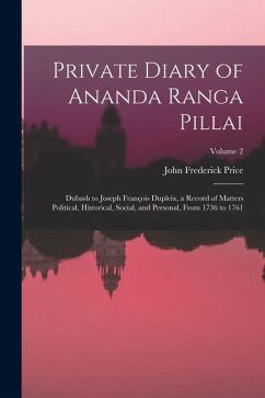 Cover Private Diary of Ananda Ranga Pillai