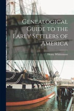 Cover Genealogical Guide to the Early Settlers of America