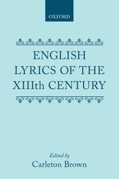 English Lyrics 13th Century C - Brown