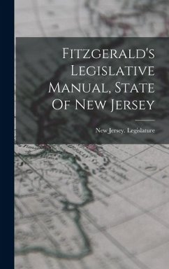 Cover Fitzgerald's Legislative Manual, State Of New Jersey