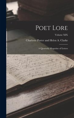 Cover Poet Lore