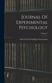 Journal Of Experimental Psychology; Volume 1