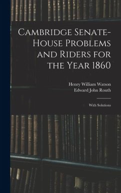 Cover Cambridge Senate-House Problems and Riders for the Year 1860