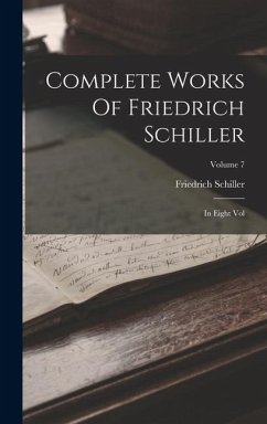 Cover Complete Works Of Friedrich Schiller