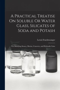 A Practical Treatise On Soluble Or Water Glass, Silicates of Soda and Potash: For Silicifying Stones, Mortar, Concrete, and Hydraulic Lime - Feuchtwanger, Lewis