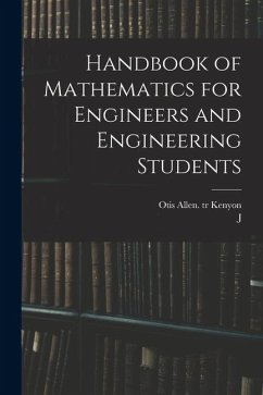 Handbook of Mathematics for Engineers and Engineering Students - Claudel, J.; Kenyon, Otis Allen Tr