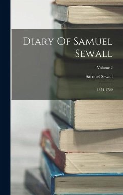 Cover Diary Of Samuel Sewall