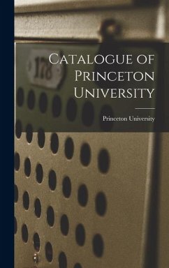 Cover Catalogue of Princeton University