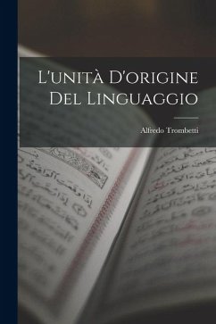 Cover L'unità D'origine Del Linguaggio
