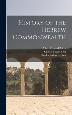 Cover History of the Hebrew Commonwealth