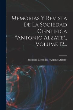 Cover Memorias Y Revista De La Sociedad Científica 