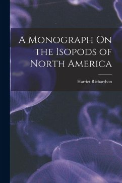 Cover A Monograph On the Isopods of North America